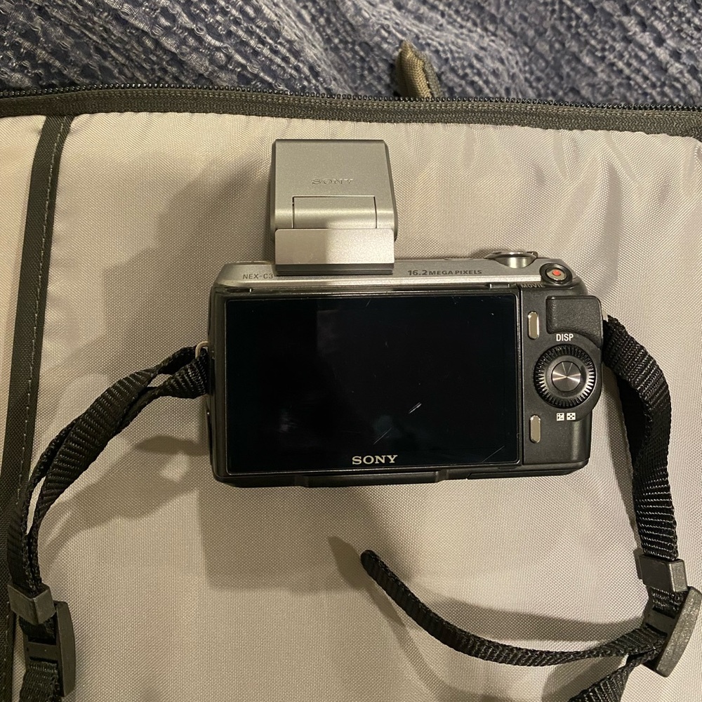 Sony NEX C-3 with two additional lenses